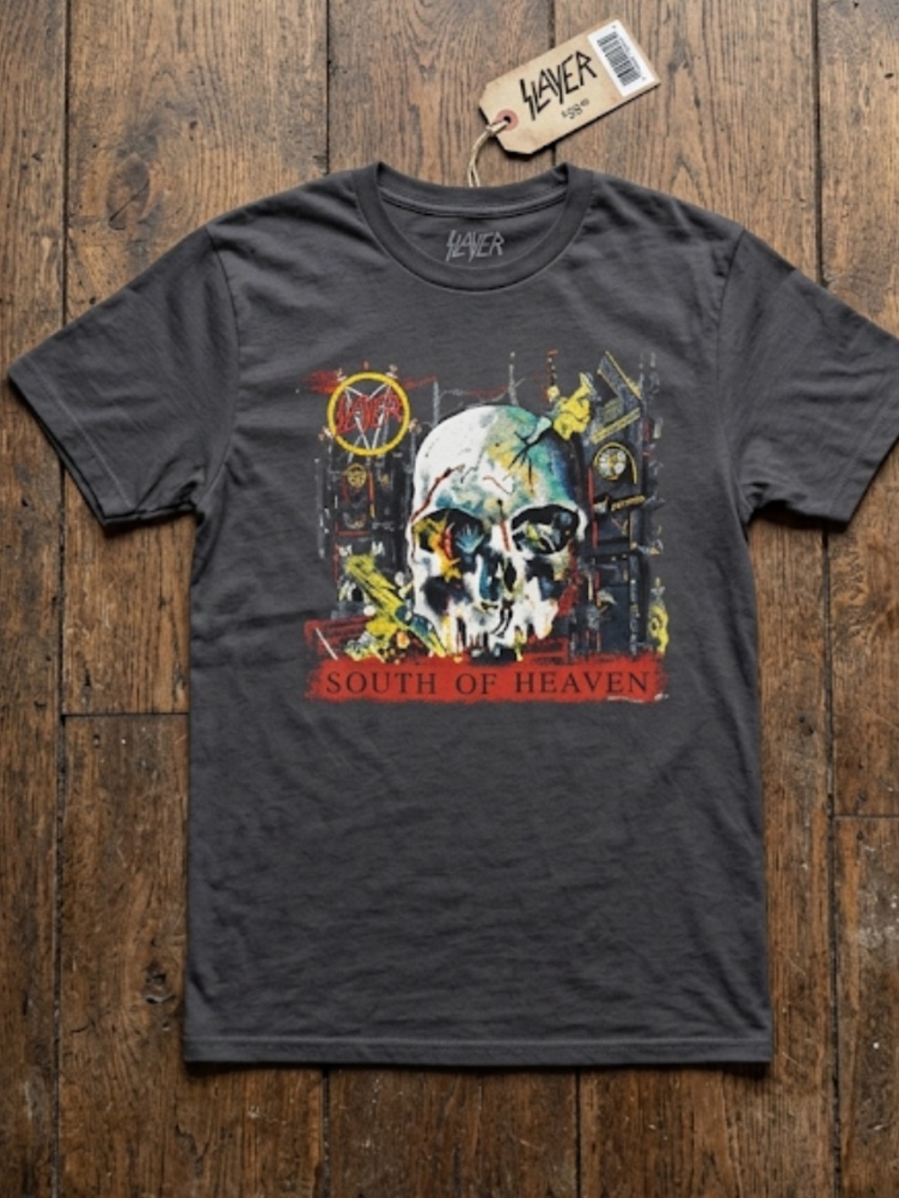Slayer Graphic T-Shirt with Skull Design